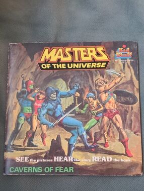 Masters of the Universe "Caverns of Fear" Storybook & Record